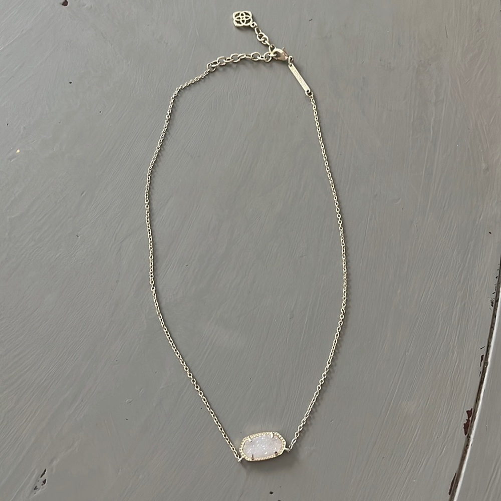 Yellow-gold Kendra Scott necklace